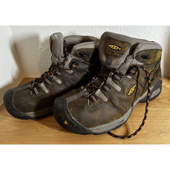 Keen Men's Flint II Boot (Soft Toe) Cascade Brown/Burnt Ochre US9D EUC - Picture 1 of 5